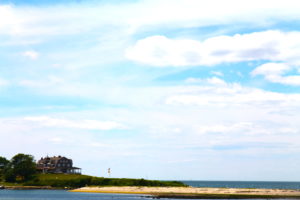 View of the coastline with the home featured in The World Accoring to Garp.