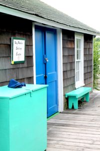 Door to the sailing shack.