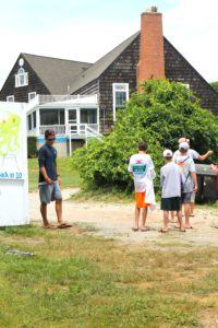 Ready for windsurfing class.