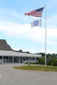 Front entrance of the club.