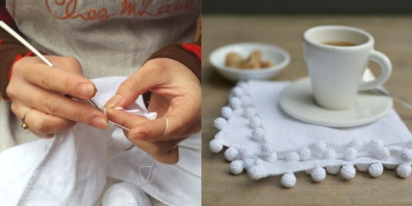 Chez M'Lain works with over 200 artisans who have learned their hand skills over time. 