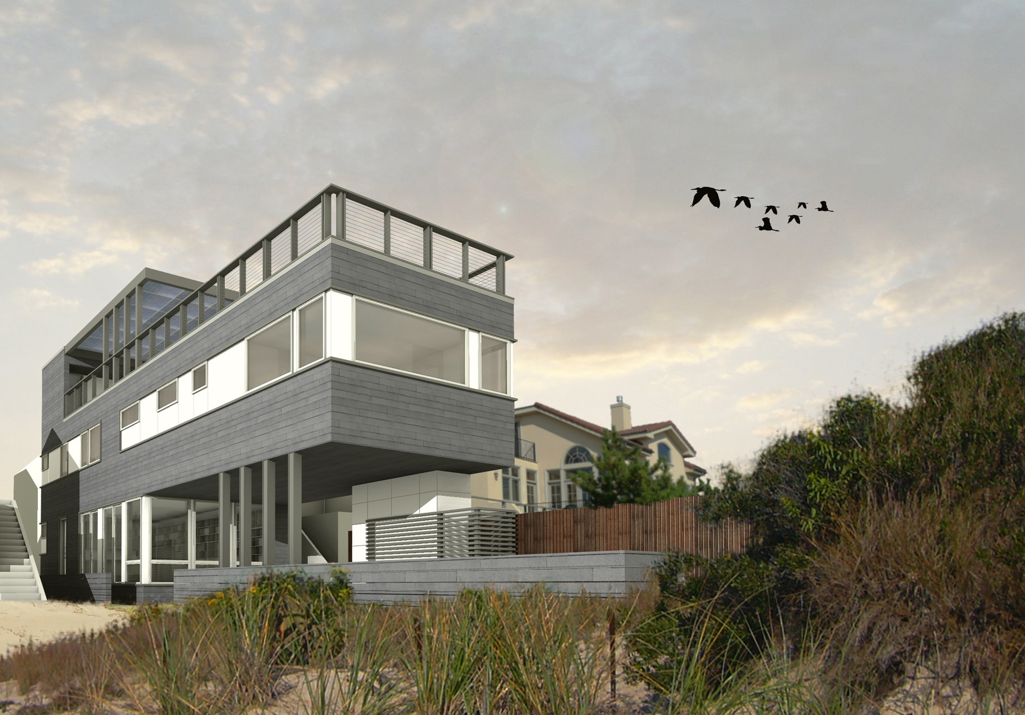 Renderings of a RES4 Long Beach home 