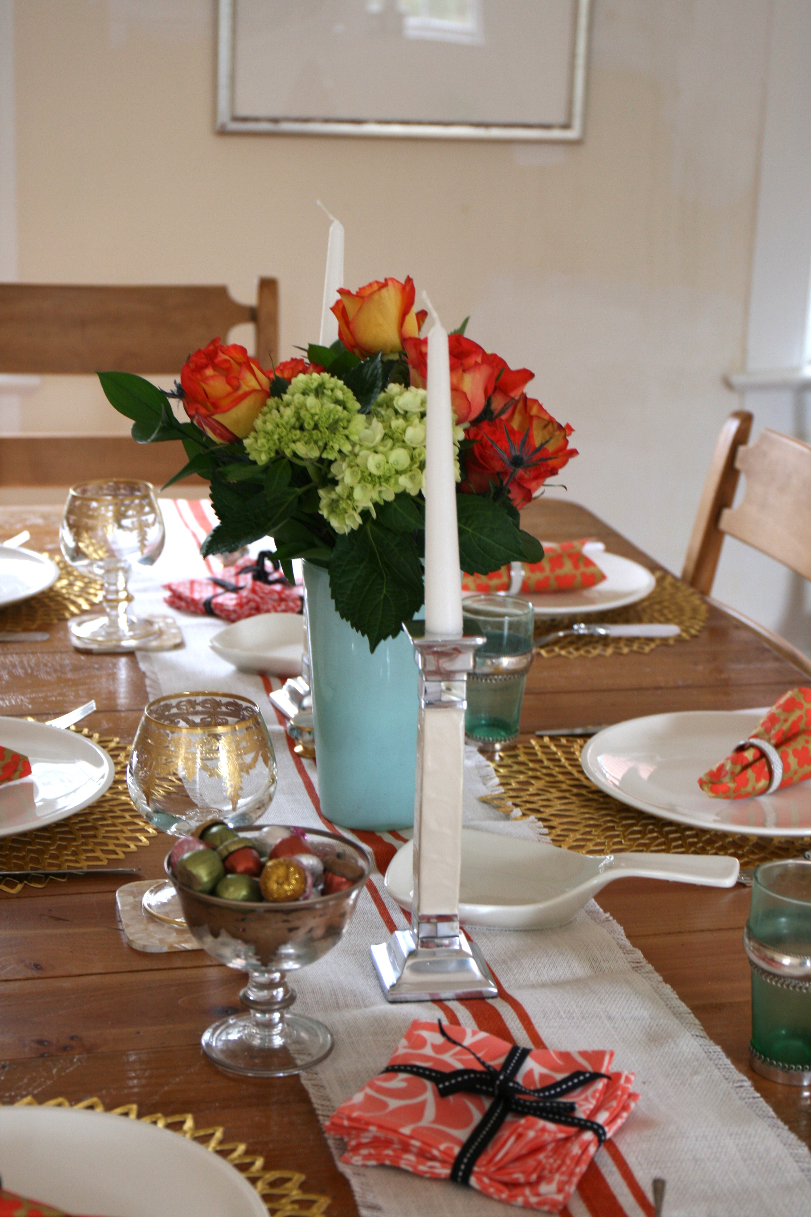 Mix up the details with color and an assortment of interesting pieces.