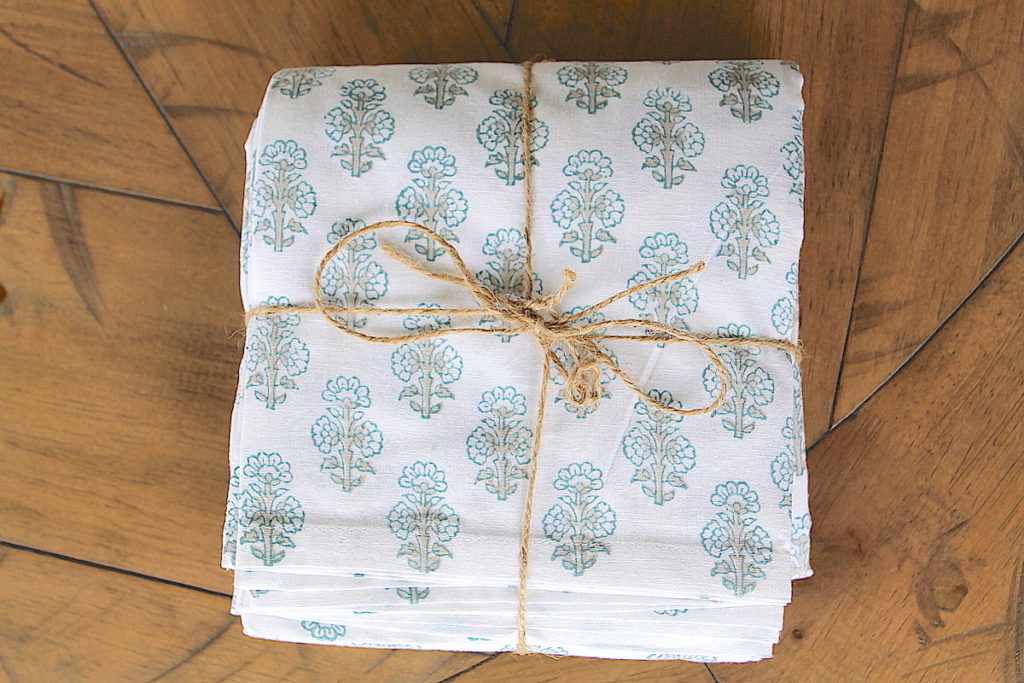 Handblock print tablecloth