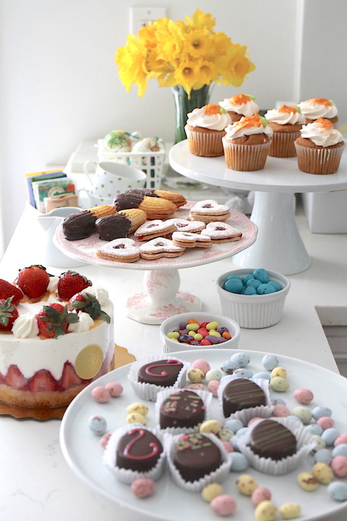 Easter dessert table