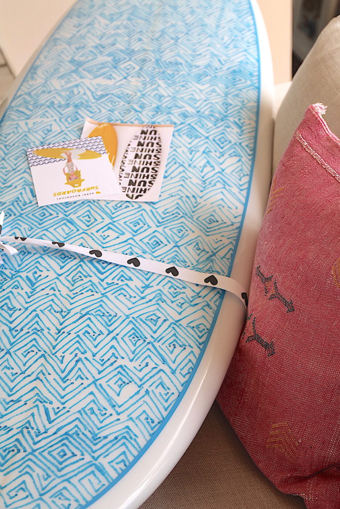 Kerri Rosenthal custom surfboard